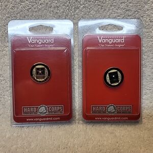 2 US ARMY SOLDIER FOR LIFE ROUND LAPEL PIN BADGE 1 INCH Vanguard NEW